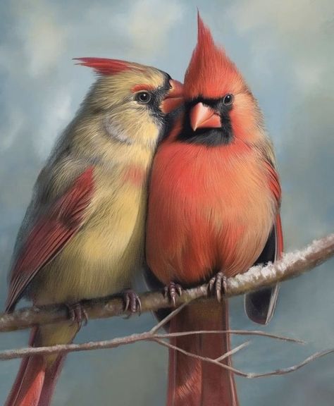 Cardinal Birds Meaning, Cardinal Birds Art, Cardinal Painting, Bird Template, Bird Watercolor Paintings, Most Beautiful Birds, Cardinal Bird, Bird Artwork, Cardinal Birds