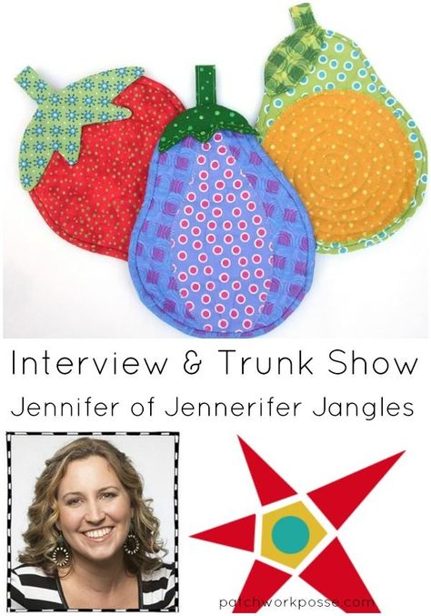 Jennifer of Jennifer Jangles - Guest Designer / Interview - Jennifer Jangles, Applique Ideas, Fabric Coasters, Quilted Table Runners, Hand Applique, Quilting Tips, Mug Rugs, Table Toppers, Free Tutorial