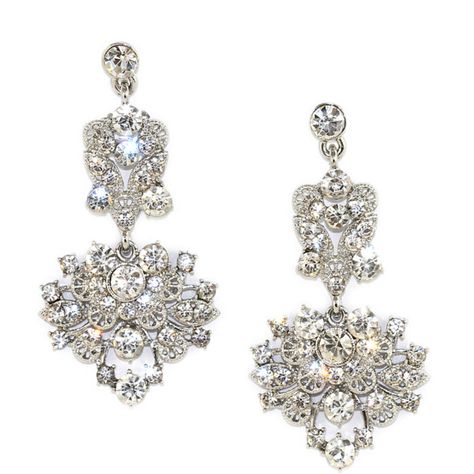 Kristin Perry Floral Gem Earrings (381972301) ($24) ❤ liked on Polyvore featuring jewelry, earrings, silver, floral earrings, earrings jewelry, gemstone earrings, sparkly earrings and glitter jewelry Floral Chandelier, Gem Earrings, Ruby Earrings, Accessories Jewelry Earrings, Chandelier Earrings, Accessories Earrings, Ear Piercings, Gold Diamond, Diamond Earrings