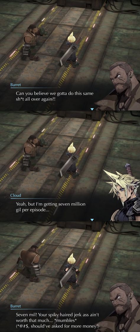 Final Fantasy 7 Ever Crisis meme Final Fantasy Ever Crisis, Final Fantasy Memes Funny, Crisis Core Cloud, Sephiroth Crisis Core, Ever Crisis, Final Fantasy Funny, Crisis Core, Under The Rain, Final Fantasy Vii Remake