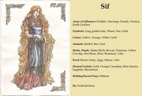 Sif Goddess Norse Mythology, Sif Norse Goddess, Sif Norse Mythology, Sif Goddess, Norse Goddesses, Divine Tarot, Goddess Magick, Goddess Symbols, Norse Gods