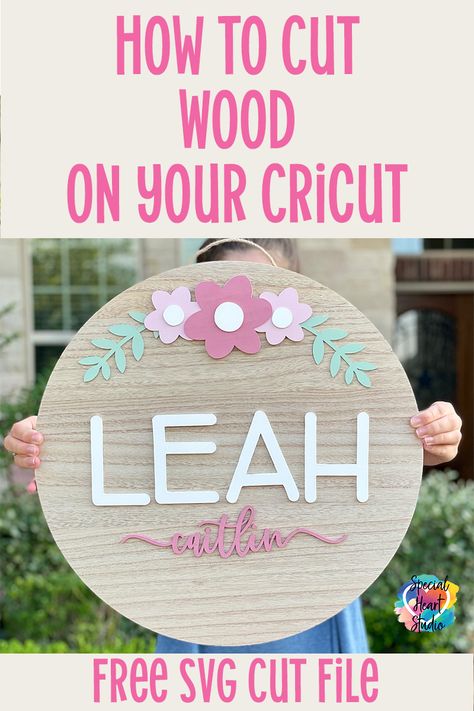 Cricut Basswood Signs, Cricut Nursery Signs, Cricut Projects Mdf, Cricut Mobile Projects, Diy Nursery Signs Girl, Made With Cricut, Cricut Baby Name Signs, Projet Cricut Maker, Diy Nursery Sign