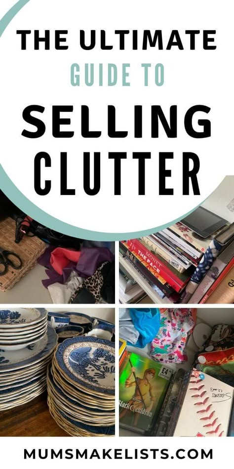 Garage Sale Ideas, Yard Sale Tips, Garage Sale Tips, Ebay Selling Tips, Reselling Business, Clutter Control, Selling Stuff, Declutter Home, Sell Your Stuff