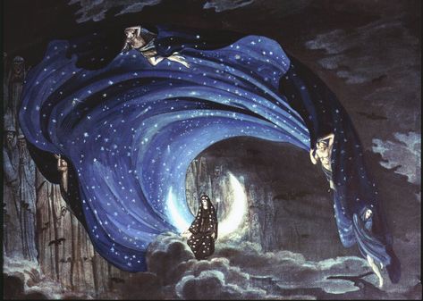 Game Of Thrones VFX Firm Pixomondo Boards Roland Emmerich-Produced Feature Adaptation Of Mozarts The Magic Flute #Popculture Night Tattoo, Dream Moon, Luna And Artemis, Magic Flute, Labs Art, The Magic Flute, Wolfgang Amadeus Mozart, Amadeus Mozart, Amber Gemstone