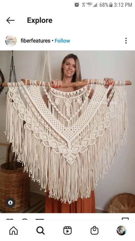 Macrame Big Wall Hangings, Big Macrame Plant Hanger, Big Macrame Wall Hanging Tutorial, Macrame Arrow Pattern, Macrame Wind Chime, Native American Macrame, Diy Macrame Dreamcatcher, Big Macrame Wall Hanging, Driftwood Macrame