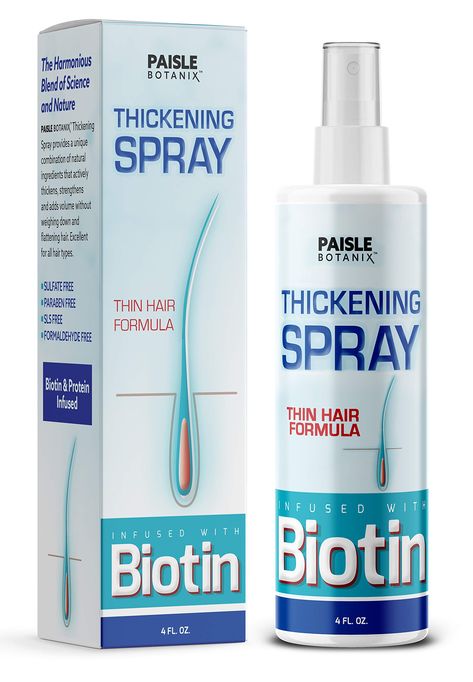 PRICES MAY VARY. HAIR THICKENER FOR FINE HAIR this biotin spray is the one of the best hair thickener products for women and men. With its unique restorative properties, this thickening spray will leave your hair with newfound texture and shine. NATURAL DHT BLOCKER research shows that hair loss can often be caused by lack of nutrition, and access to DHT. This DHT blocking spray is packed with natural dht blockers , vitamins , and the necessary nutrients for healthy hair regrowth. BIOTIN FOR HAIR Hair Thickening Serum, Fine Hair Volume, Thicken Hair Naturally, Spray For Hair, Hair Thickening Spray, Volume Spray, Hair Volume Spray, Hair Color Spray, Biotin Hair