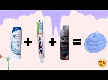 Slime With Shampoo,Salt and Shaving Foam, No Glue,No Borax Slime Recipe, 3 Ingredients Slime - YouTube No Borax Slime, Slime With Shampoo, Borax Slime Recipe, Borax Slime, Slime No Glue, Easy Slime Recipe, Diy Slime Recipe, Diy Science, How To Make Slime