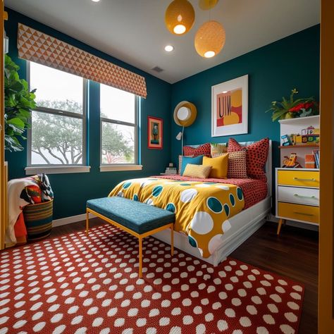 Primary Color Bedroom, Color Bedroom, Primary Color, Bedroom Interior, Primary Colors, Bedroom, Color