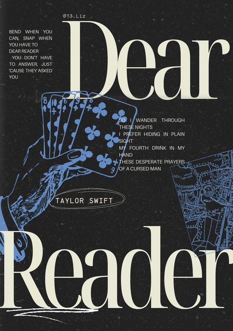 Dear reader- Taylor swift- midnights- 3am edition- poster Seven Poster Taylor Swift, Taylor Swift Themed Posters, Taylor Swift Song Prints, Taylor Swift Bedroom Posters, Taylor Swift Midnights Posters, Midnights Posters Taylor Swift, Dear Reader Taylor Swift Wallpaper, Lyrics Poster Design, Dear Reader Lyrics