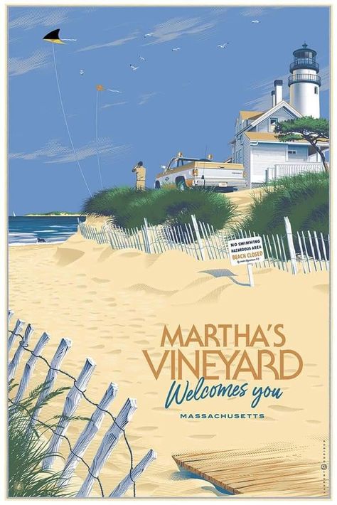 Cape Cod Poster, Nautilus Art, Cape Cod Aesthetic, East Coast Aesthetic, Vineyard Art, Martha’s Vineyard, Dorm Posters, Picture Collage Wall, Martha's Vineyard