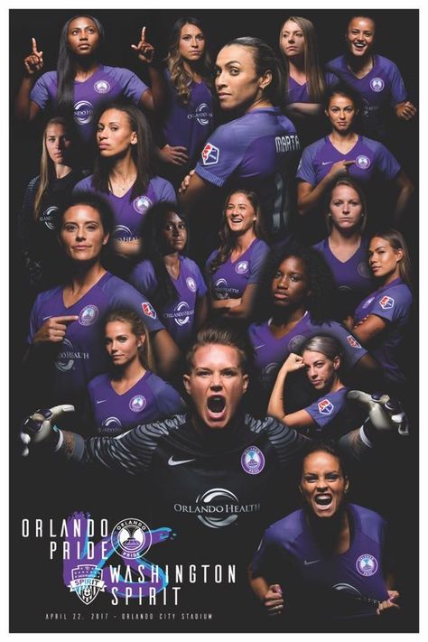 Soccer Team Photos, Woman Soccer, Us Women's National Soccer Team, Orlando City Soccer, Pride Poster, Football Board, Ali Krieger, Usa Soccer Team, Team Poster