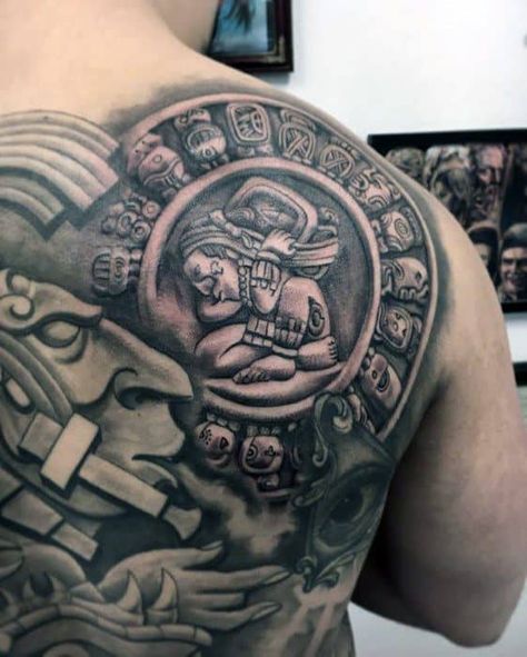 40 Epic Mayan Calendar Tattoo Designs for Men [2023 Guide] Mayan Tattoos Men, Mayan Calendar Tattoo, Calendar Tattoo Design, Calendar Tattoo, Mayan Tattoos, Epic Tattoo, Mayan Calendar, Aztec Tattoo, Tattoo Designs For Men