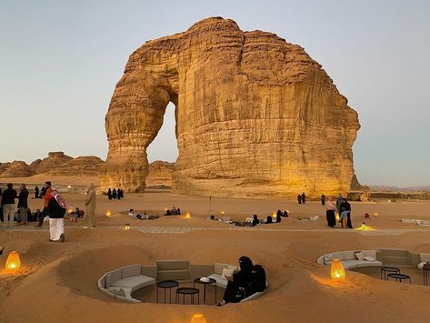 Melissa Biggs Bradley on Instagram: “Sunset at Elephant Rock where boardwalks cross cross the sand leading to cabanas, bean bag chairs and desert pits for enjoying the night…” Elephant Rock, Sand Pit, Bean Bag Chairs, Bag Chairs, Bean Bag, The Sand, Monument Valley, Ibiza, Bean Bag Chair