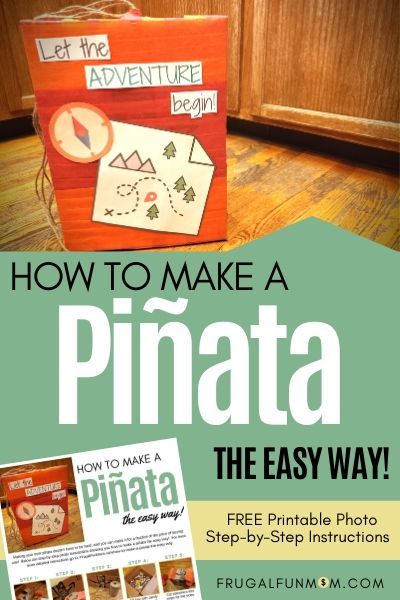 Learn How To Make A Pinata The Easy Way! | how to make a pinata | how to make a pinata diy | how to make a pinata easy kids | how to save money on birthdays | frugal birthday party ideas | how to make a pinata homemade #frugalbirthday #budgetbirthdayparty #pinata Punch Pinata Diy How To Make, Homemade Pinata How To Make, How To Make A Pinata Easy, How To Make A Pinata Diy Cardboard Boxes, How To Make A Piñata Step By Step, How To Make Pinata Step By Step, Make A Pinata Diy, How To Make A Pinata Diy, Pinata Alternative Ideas