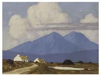 Paul Henry Irish Artists Irish Painters, Ireland Cottage, Irish Landscape, Ireland Landscape, Contemporary Portrait, Irish Art, Landscape Artist, Street Artists, Art Auction