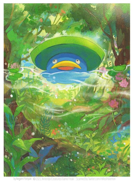 Pokémon Landscape, Lotad Pokemon, Mew Card, Ancient Mew, Pokemon Official Art, Old Pokemon, Pokemon Official, Pokemon Sketch, Pokemon People