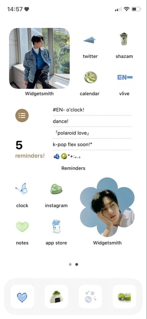 homescreen enhypen aesthetic ios14 jongseong icon layout dimension answer 5 K, K Pop, Ios, Instagram