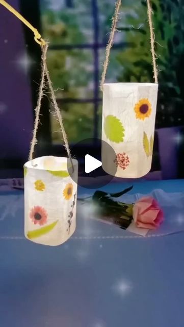 Diy Diwali Lanterns For Kids Crafts, Diy Paper Lanterns Hanging, Flower Paper Lantern, Lotus Lantern Diy, Paper Lanterns Diy Hanging, Lantern Making For Kids Diy Crafts, Lantern Making For Kids Night Lights, Paper Balloons, Tissue Paper Lanterns