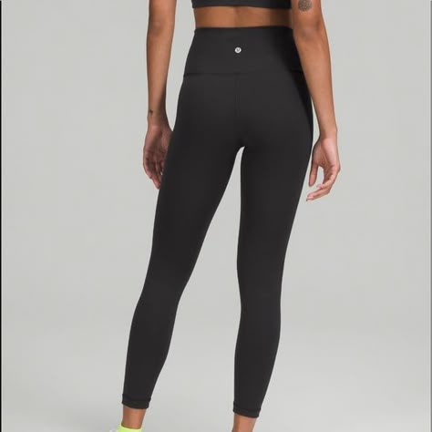 Lulu Lemon ~ Wunder Leggings (black) Lulu Lemon Leggings Black, Lulu Black Leggings, Vision Board Physical, Lulu Lemon Pants, Leggings Lulu, Plain Black Leggings, Back To School Wardrobe, Lulu Lemon Leggings, Black Leggins