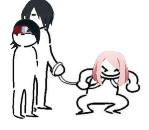 Sakura Sasuke Matching Icons, Sasuke Uchiha Funny, Sasusaku Pfp, Sasusaku Shippuden, Sakura Funny, Sakura Pregnant, Sasuke And Sarada, Naruto Jokes, Sakura X Sasuke