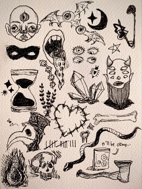 Sketch Page, Ear Tattoo Ideas, Ear Tattoos, Hand Doodles, Arte Grunge, Cool Doodles, World Wide Web, Easy Doodle Art, Pretty Drawings