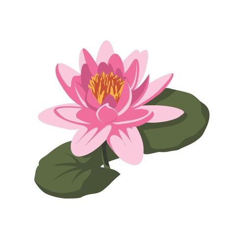 Lotus Flower color clip art Design Lotus Flower Illustration, Lotus Clipart, Lotus Flower Colors, Lotus Illustration, Buddha Symbols, Lotus Vector, The Lotus Flower, Clip Art Design, Floral Inspiration