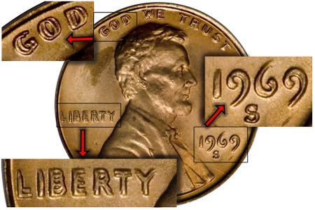 Man Finds 1969-S Doubled Die Lincoln Penny Old Coins Value, Rare Pennies, Valuable Pennies, Penny Values, Wheat Pennies, Money Collection, Old Coins Worth Money, Rare Coins Worth Money, Error Coins