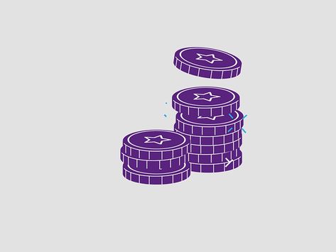 Coin Spin (GIF) by Oliver Sin Bank Animation, Timer Illustration, Coin Animation, Animated Infographic, Street Photography Portrait, Coin Icon, Up Animation, Animation Gif, Motion Graphics Inspiration