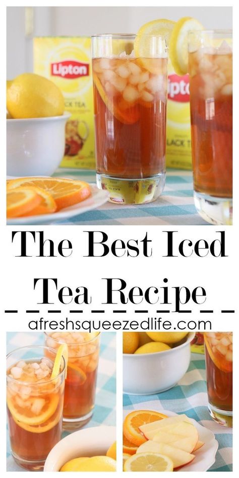 Iced tea is the perfect warm weather drink! I will show you how to make my basic iced tea recipe. It is homemade, unsweetened and delicious! MY BASIC ICED TEA RECIPE  #LiptonNewLook #CollectiveBias #ad  This shop has been compensated by Collective Bias, Inc. and its advertiser. All opinions are mine alone. How To Make Ice Tea Homemade, Best Iced Tea Recipe, Chamomile Tea Recipe, Healthy Teas Recipes, Iced Tea Recipes Homemade, Unsweetened Iced Tea, Homemade Iced Tea, Sweet Tea Recipes, Iced Tea Recipe