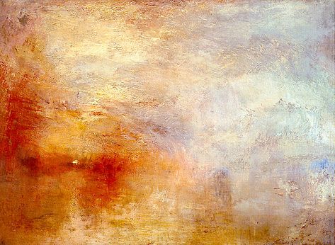 JMW Turner Paintings | Turner's unfinished painting Sun Setting Over a Lake (If it is ... Turner Painting, J.m.w. Turner, Joseph Mallord William Turner, Georges Seurat, Sun Setting, Impressionist Artists, History Painting, Lake Art, William Turner