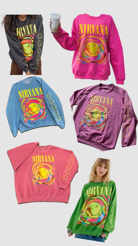 Nirvana sweaters (I have the purple one ) The Purple, Nirvana, Purple