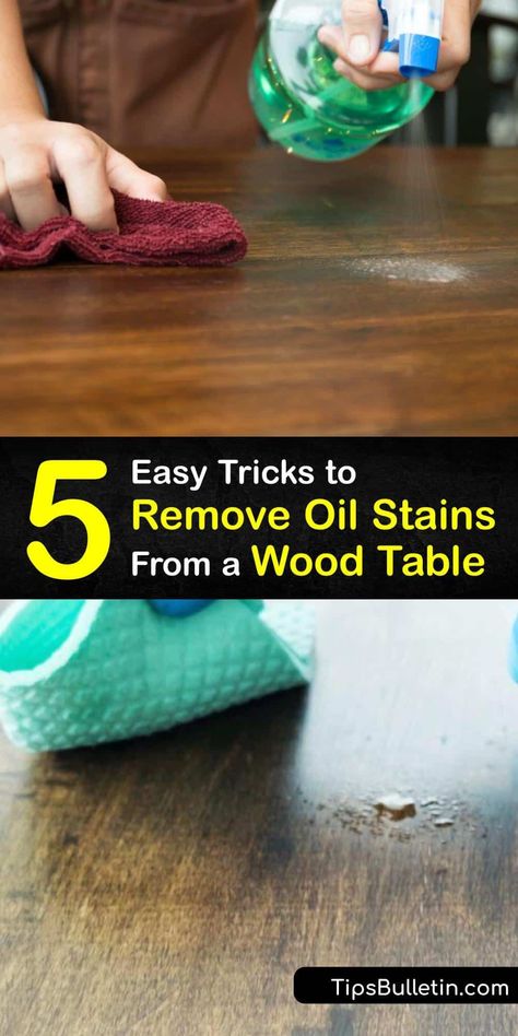 Water Stain On Wood, Oasis Decor, Cleaning Wood Furniture, Remove Grease Stain, Remove Water Stains, Remove Oil Stains, Coffee Table Ideas, Stained Table, Oil Based Stain