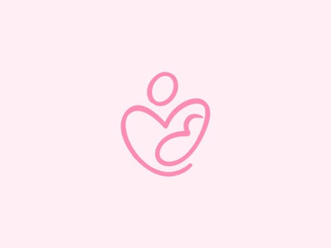 Motherhood Symbols, Motherhood Logo, Baby Memorial Tattoos, Breastfeeding Tattoo, Baby Logo Design, Hospital Logo, Baby Logo, Baby Blog, Memorial Tattoos