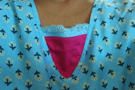 Fix Low Neckline, Applique Skirt, Bend And Snap, Sewing Tricks, Garment Sewing, Dress Tutorials, Altering Clothes, Low Neckline, Textile Crafts