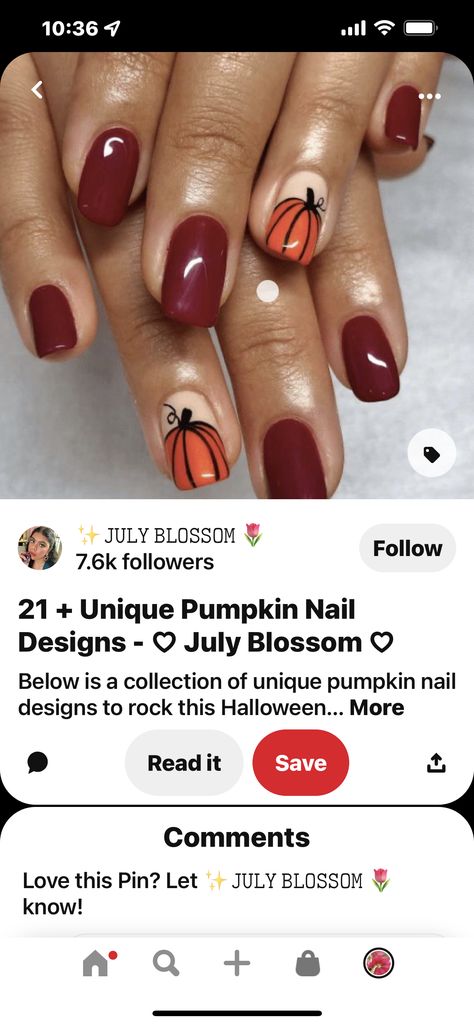 Halloween Toenail Designs, Fall Pumpkin Nails, Fall Pedicures, Pumpkin Nail Designs, Fall Pedicure, Designer Nails, Gel Pedicure, Pumpkin Nails, October Nails