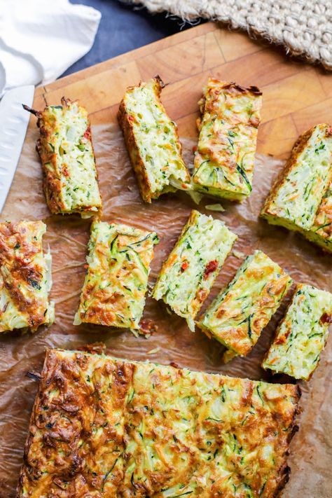 Paleo Slices Recipe, Paleo Vegetables, Paleo Zucchini, Savoury Slice, Lowcarb Recipes, Paleo Dinners, Keto Zucchini, Slice Recipe, Paleo Dishes