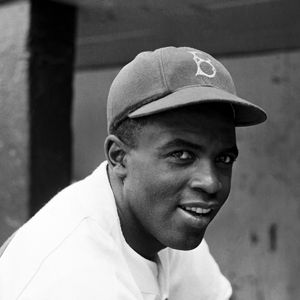 Jackie Robinson. He broke baseball’s color barrier and embodied integration’s promise. Nationals Baseball, Jackie Robinson, Sports Hero, Fair Play, Play Ball, Athletic Men, African American History, Baseball Players, Motivational Posters