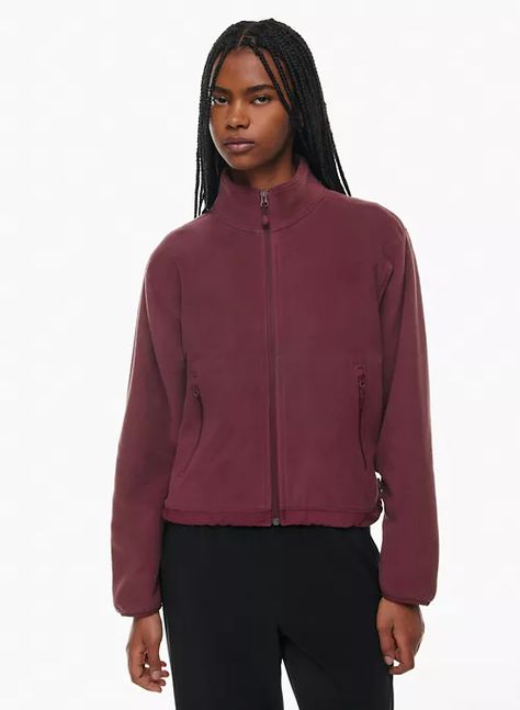 SNODAY POLAR RIDGE ZIP-UP - Polartec© 200 fleece mockneck zip-up High Hips, New Aesthetic, Workout Clothing, Womens Workout Outfits, Everyday Luxuries, Polar Fleece, Body Measurements, Zip Up, Recycled Materials