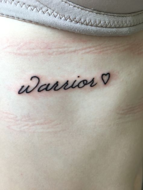 Warrior Wrist Tattoo, Warrior Word Tattoos For Women, Warrior Tattoos Women, Warrior Writing Tattoo, Princess Warrior Tattoo, Warrior Word Tattoo, Warrior Tattoos Word, Small Strength Tattoos For Women, Warrior Princess Tattoo