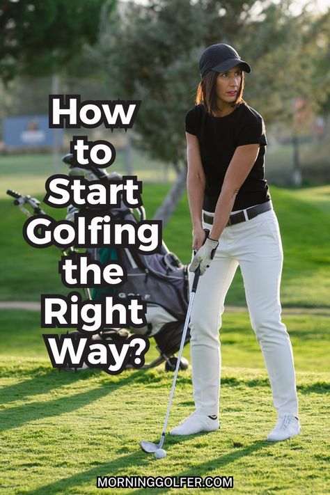 A series of advice help you and allow you to see the beauty of golf. Here is a beginner guide on how to start golfing the right way. Follow me to learn how to become a better golfer! #golfing #golftip #golfingtips #golflife #golflovers #golfsport #golfgames How To Golf Beginner, How To Golf Women, Golf For Beginners, How To Golf, Golf For Beginners Woman, Learn Golf, Golf 101, Golf Terms, Inspiring Verses