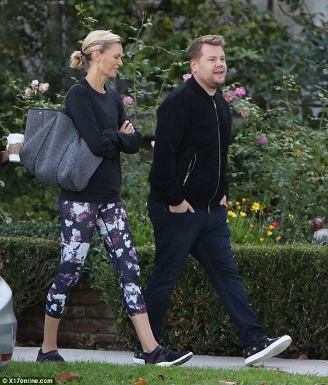 New crew: Sarah and husband Lachlan Murdoch also moved to the U.S. last year, as did James and his wife Julia for him to take over from Craig Ferguson as host of The Late Late Show Lachlan Murdoch, Breakfast Los Angeles, Sarah Murdoch, Craig Ferguson, Late Late Show, James Corden, The Late Late Show, Tv Personality, Morning Meeting