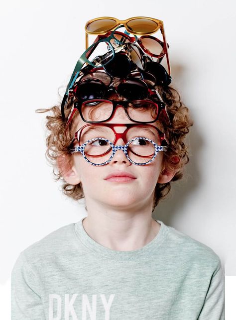 You can never have too many pairs of glasses... or can you?Petit-Swag. #eyeglasses Boy With Glasses, Childrens Glasses, Milk Magazine, Kids Mood, Stylish Celebrities, Kids Glasses, Wearing Glasses, Children's Fashion, Stylish Kids