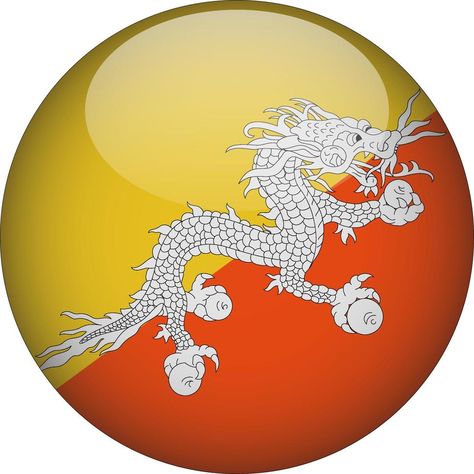 Bhutan 3D Rounded National Flag Button Icon Illustration Bhutan Flag, Bhutan, National Flag, Icon Illustration, Vector Photo, Mother Gifts, Vector Art, Vector Free, Royalty Free