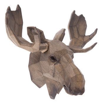 Geometric Moose Head Wall Decor Geometric Fox Head, Chalkboard Wall Decor, Head Wall Decor, Moose Decor, Geometric Fox, Animal Head Wall, Moose Head, Wall Decor Hobby Lobby, Man Cave Wall Decor