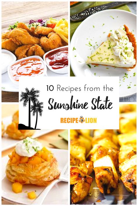 Florida Recipes: 10 Recipes from the Sunshine State: Break out your sunscreen for these summery Florida recipes! #florida #recipes #tropical Florida Recipes, Mosquito Spray, Florida Food, America Food, Best Sunglasses, State Foods, Copycat Restaurant Recipes, Famous Recipe, Old Fashioned Recipes