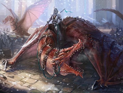 Cool Dragons, Dragon Knight, Dragon Rider, Knight Art, Dragon Pictures, Fantasy Creatures Art, Dragon Artwork, Mythical Creatures Art, Dragon Drawing