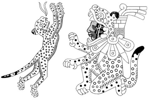 Aztec Serpent, Jaguar Tattoo, Aztec Symbols, Aztec Tattoos, Aztec Tattoo Designs, Maya Art, Aztec Tattoo, Mayan Art, Mexico Art