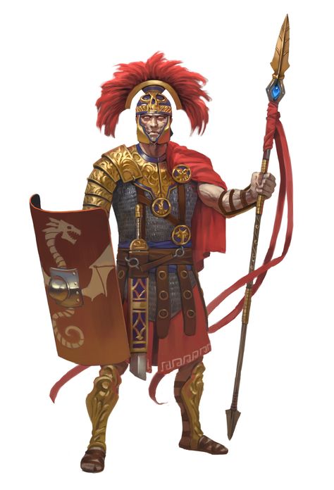 Roman Armor Concept Art, Byzantine Character Art, Hazem Ameen, Roman Empire Concept Art, Roman Empire Fantasy Art, Roman Emperor Fantasy Art, Roman Characters, Roman Armor, Warriors Illustration