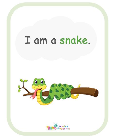 Guessing for Kids - Who am I? - I am a Snake Snakes For Kids, Counting Puzzles, English Transition Words, Cvce Words, Cute Couple Wallpaper, Flashcards For Kids, Animal Book, English Lessons For Kids, Word Games