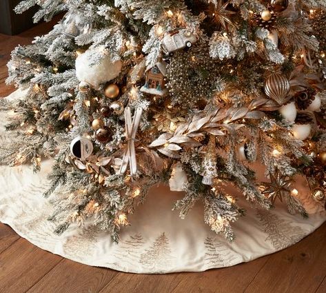 Earthy Christmas Tree, Woodsy Christmas Tree, Forest Christmas Tree, Pottery Barn Christmas Tree, Pottery Barn Christmas Decor, Snowman Tree Topper, Christmas Tree Clear Lights, Woodland Christmas Tree, Pottery Barn Style